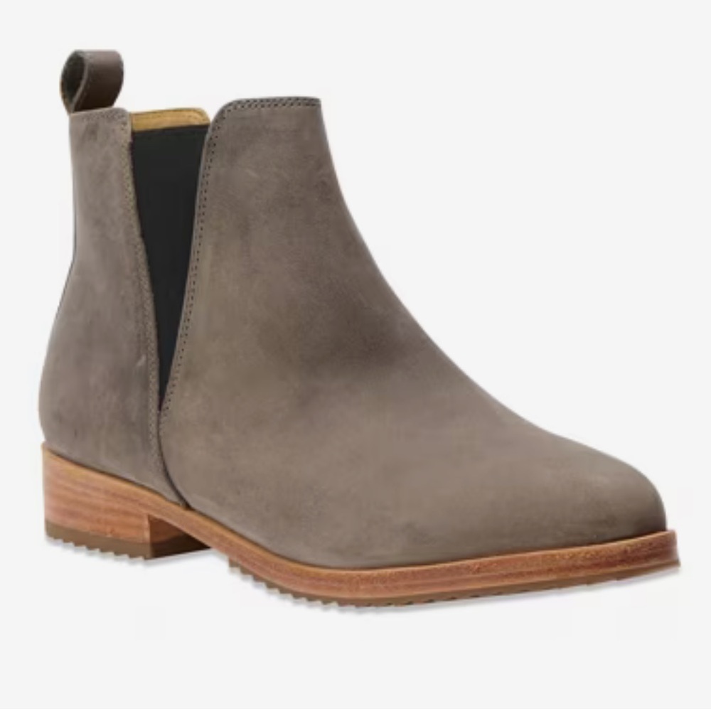 Nisolo Everyday Chelsea Leather Boot Grey Size 9.5